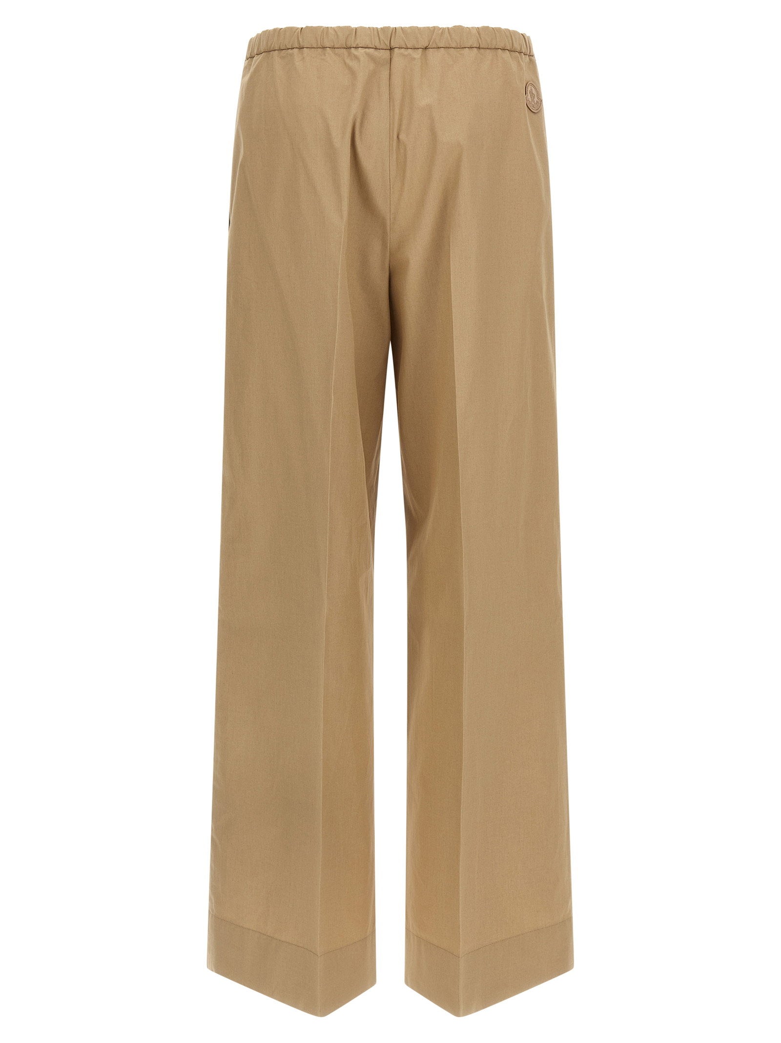 Moncler Grosgrain Logo Patch Pants – 100% cotton - view 2
