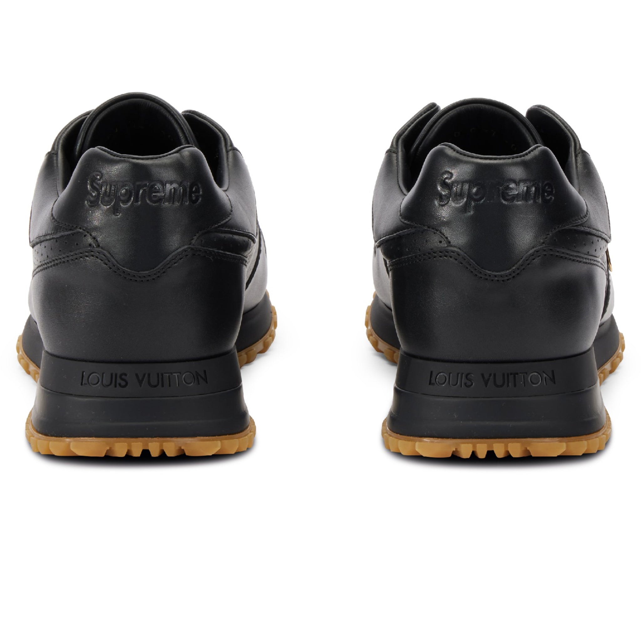 Supreme x Louis Vuitton Black Run Away Sneaker - view 5