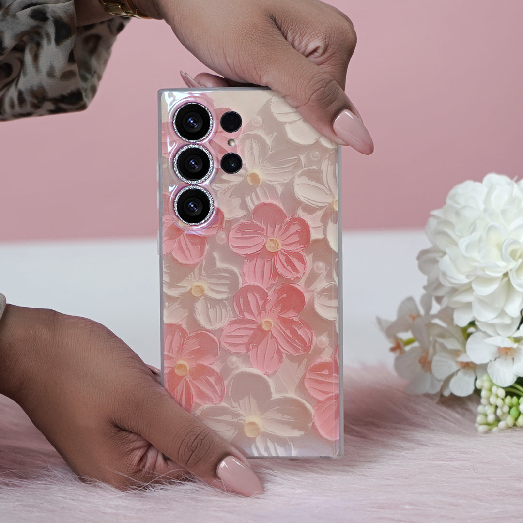 Peeperly Elegant Flowers Oil Painting Case - Samsung