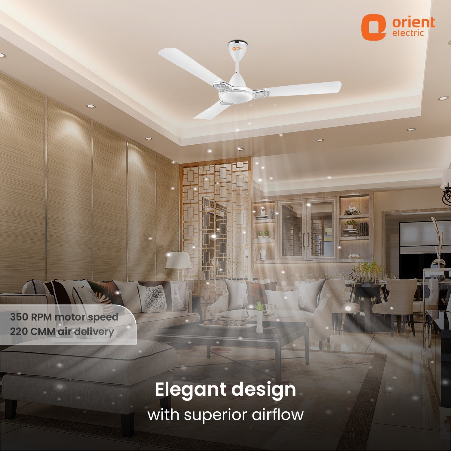 Orient Electric Mozart Nature Designer Ceiling Fan - view 6
