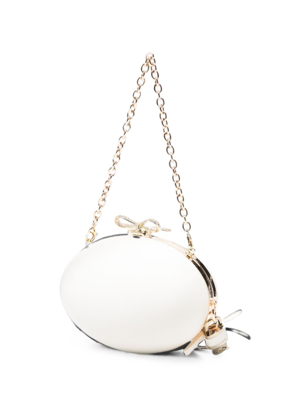 Self-Portrait Bow Satin Oval Clutch – Polyester 100 % - view 3