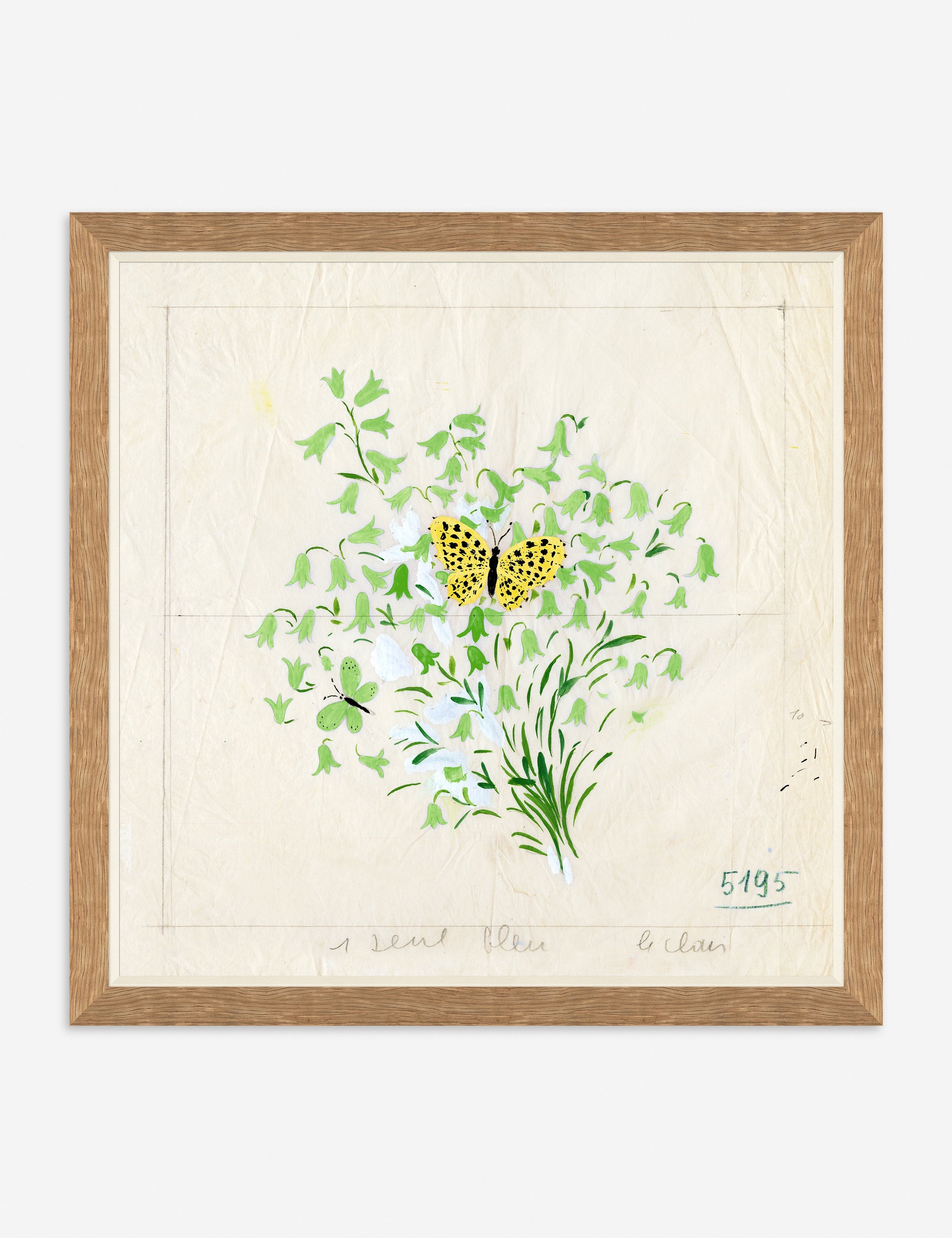 Lulu and Georgia Clochettes et Papillon II Print by Paule Marrot - view 2