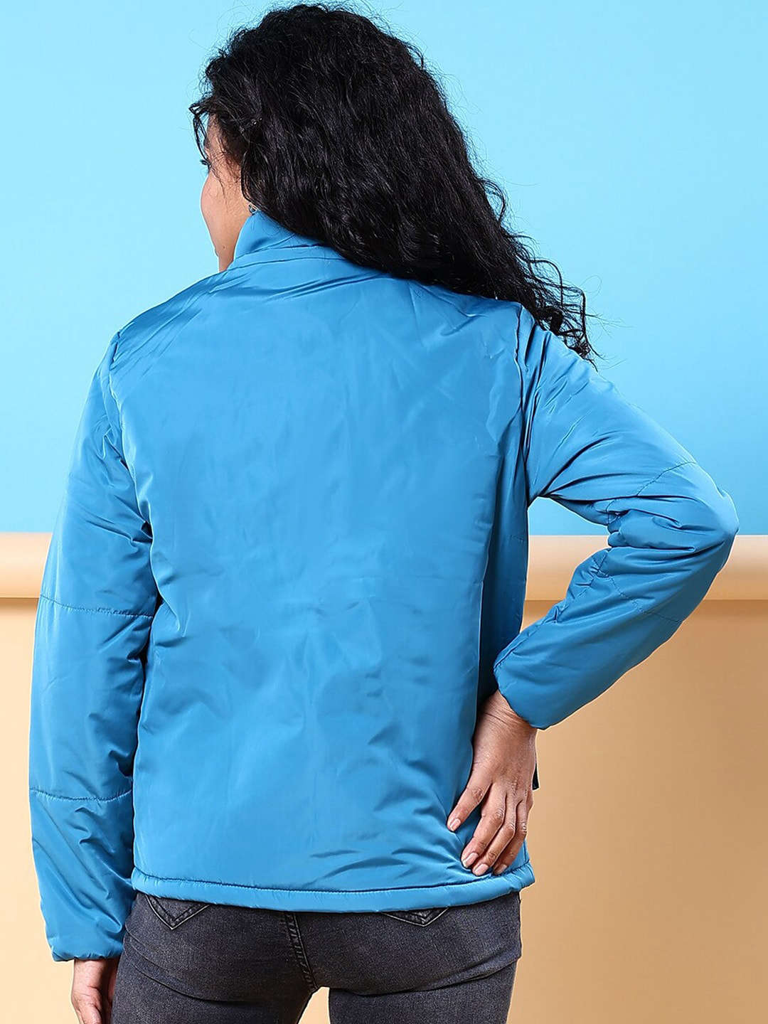 Freehand By The Indian Garage Co Women Winter Crop Jacket - view 4
