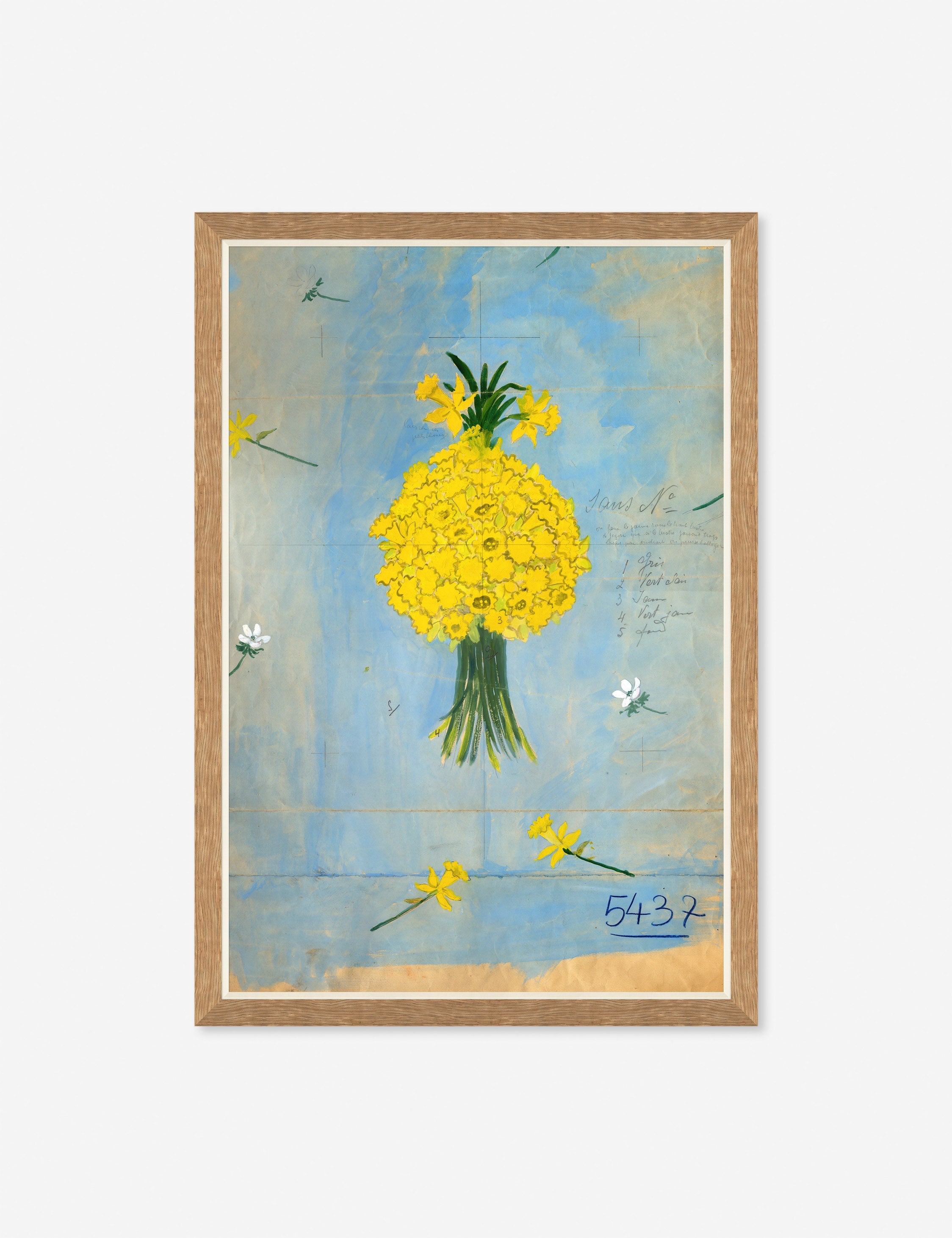 Lulu and Georgia Bouquette de Jonquilles Print by Paule Marrot - view 2