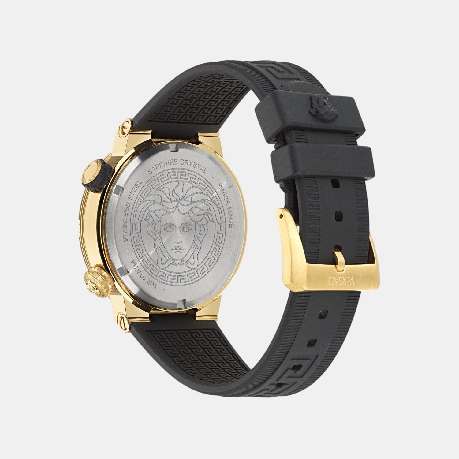 Versace Greca Men Quartz Two Tone Dial Analog Recycled PU Watch VE8G00324 - view 3