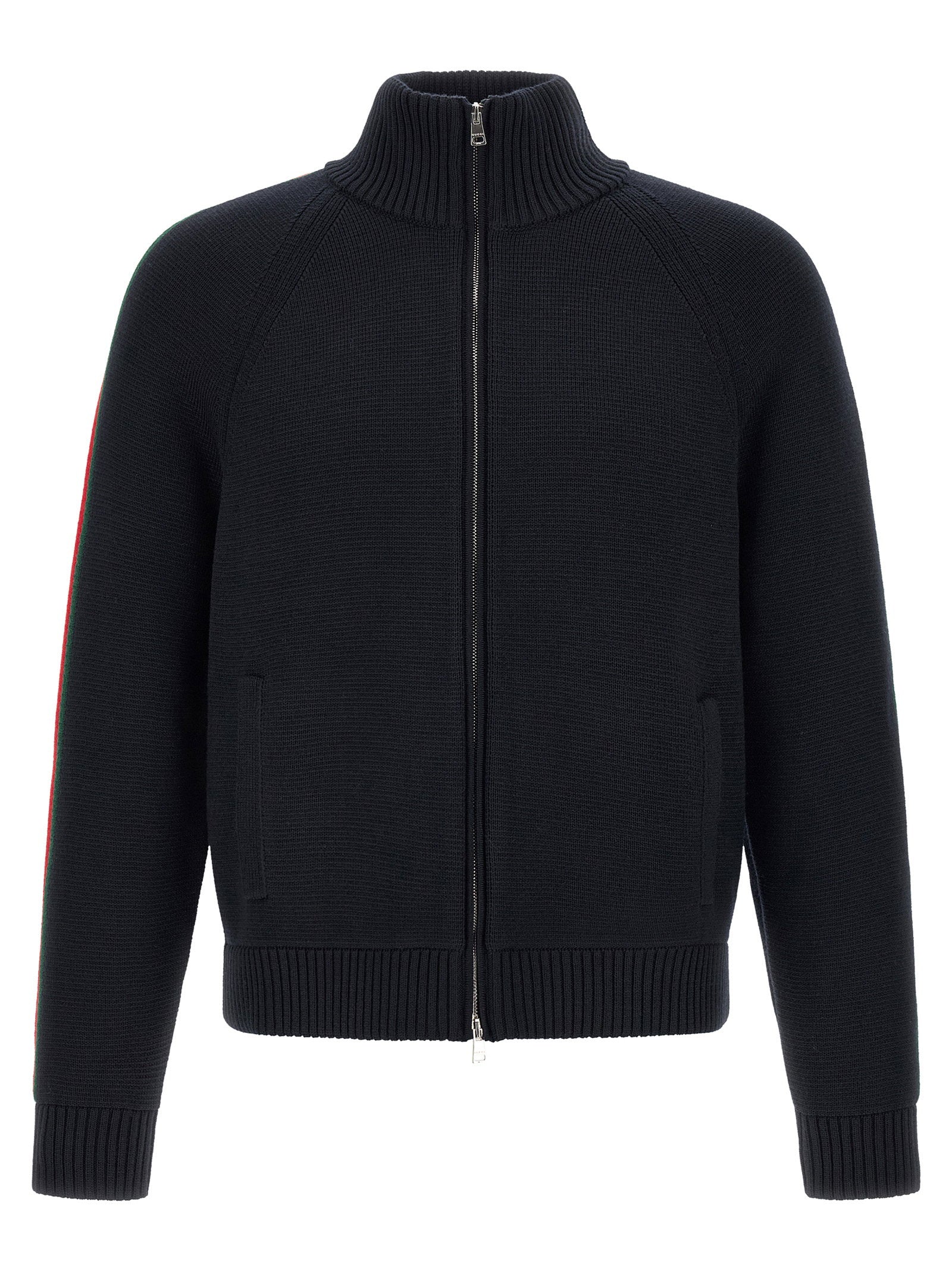 Gucci Web Ribbon Knitted Jacket – 100% wool