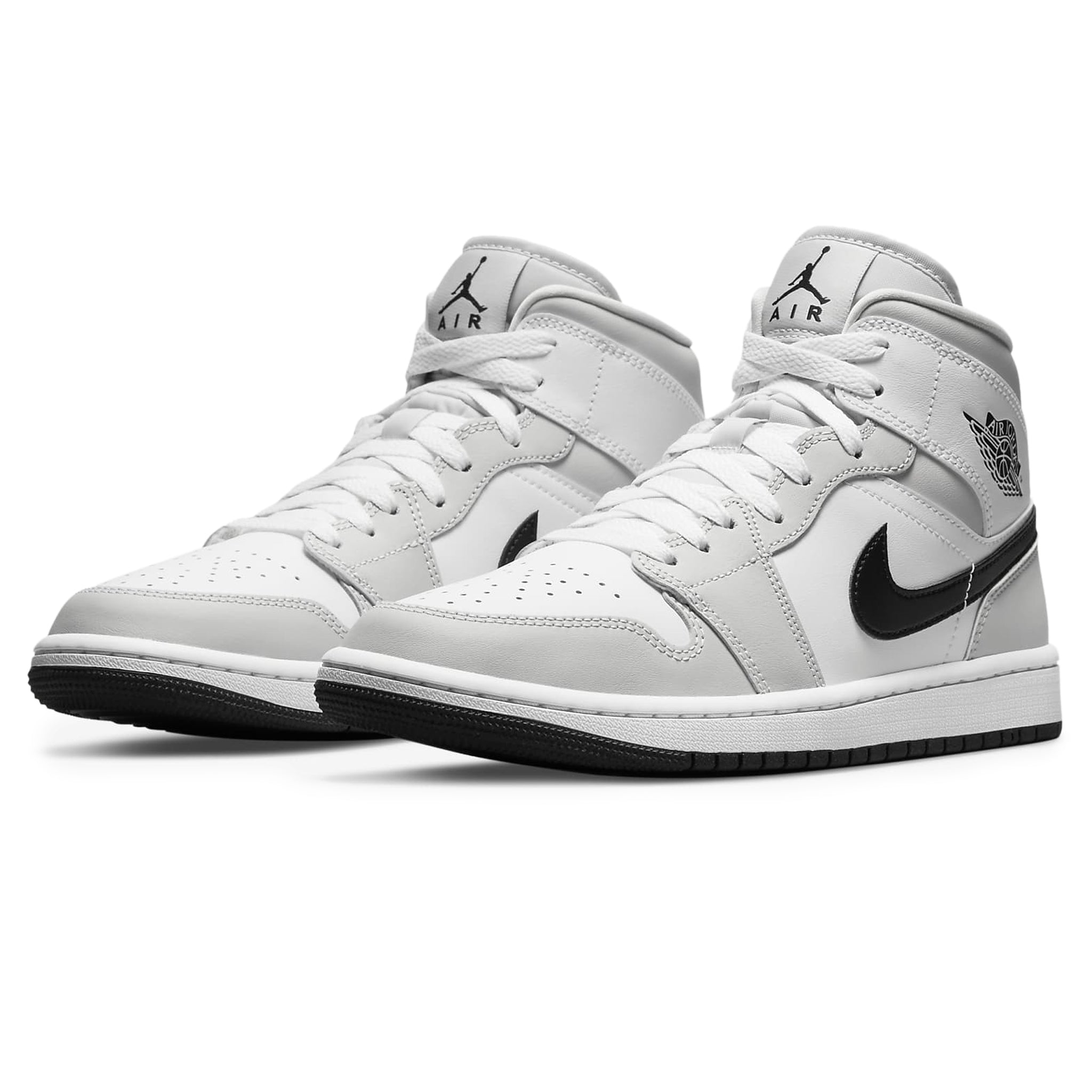 Air Jordan 1 Mid White Light Smoke Grey (W) - view 2