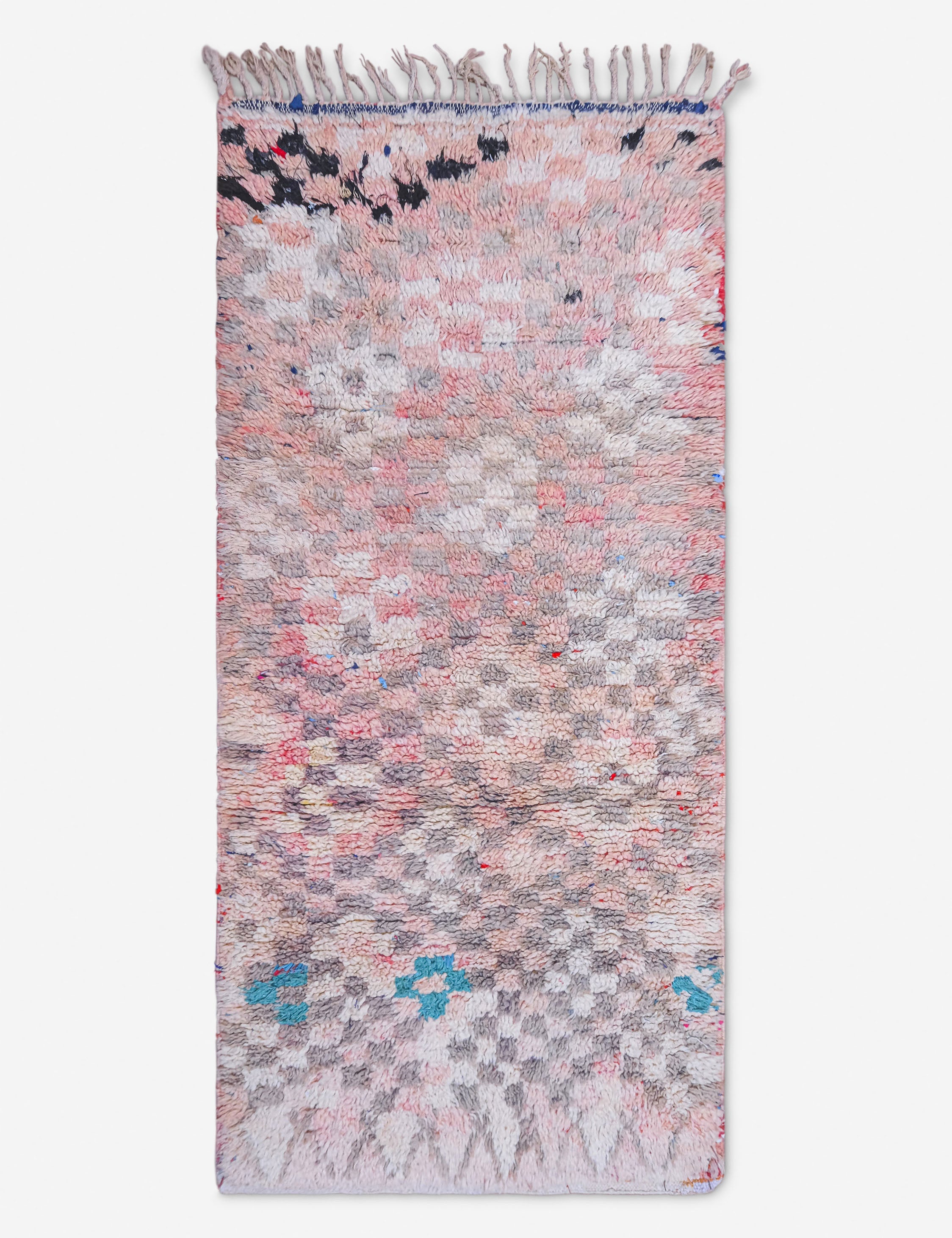 Lulu and Georgia Vintage Moroccan Runner Rug no. 13, 3' x 6'4"