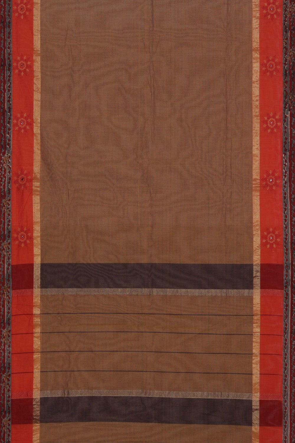 Kalanjali Ethnics Hand block printed cotton saree - view 4