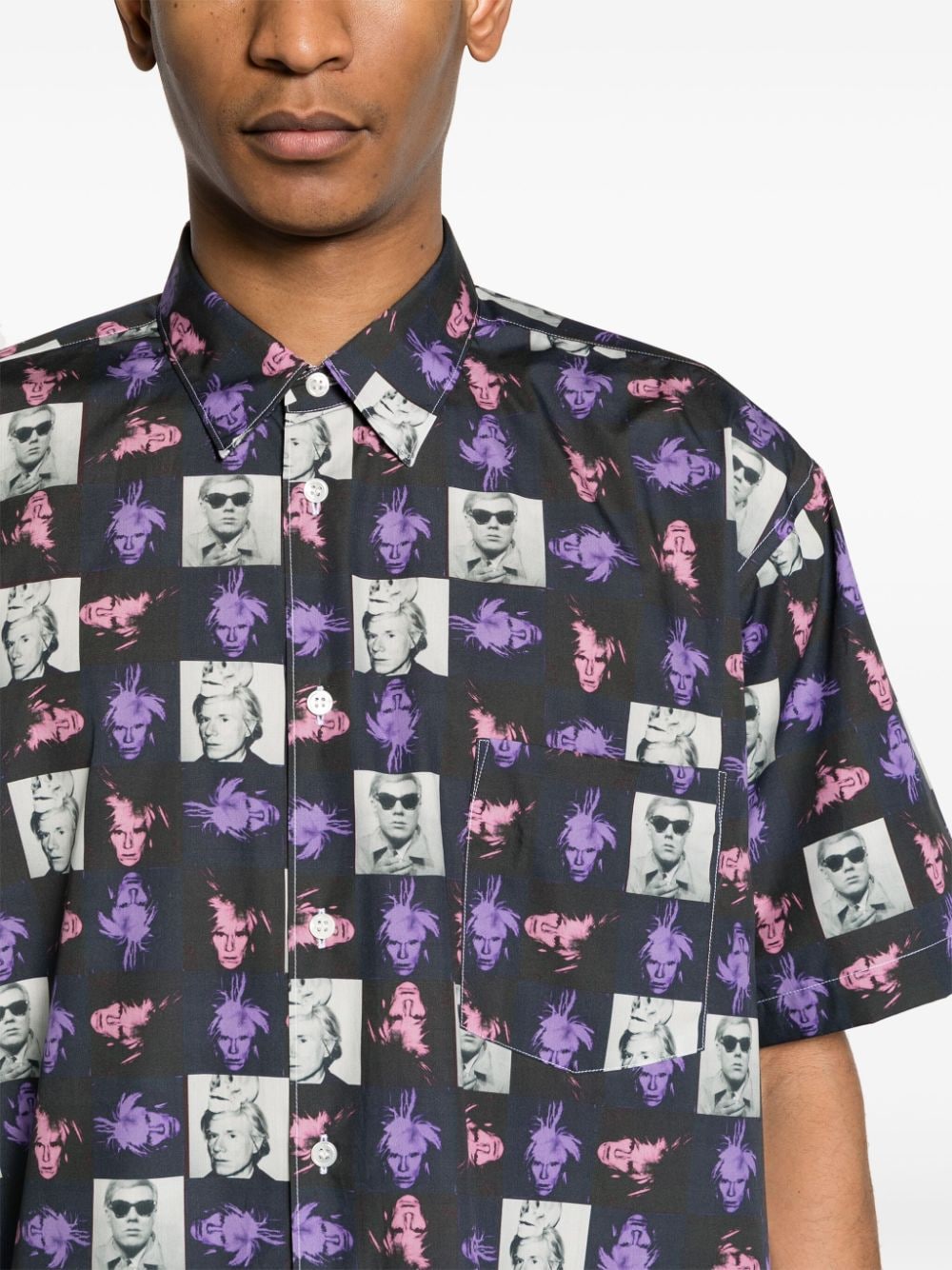 Comme Des Garcons Andy Warhol print shirt – Cotton 100% - view 5