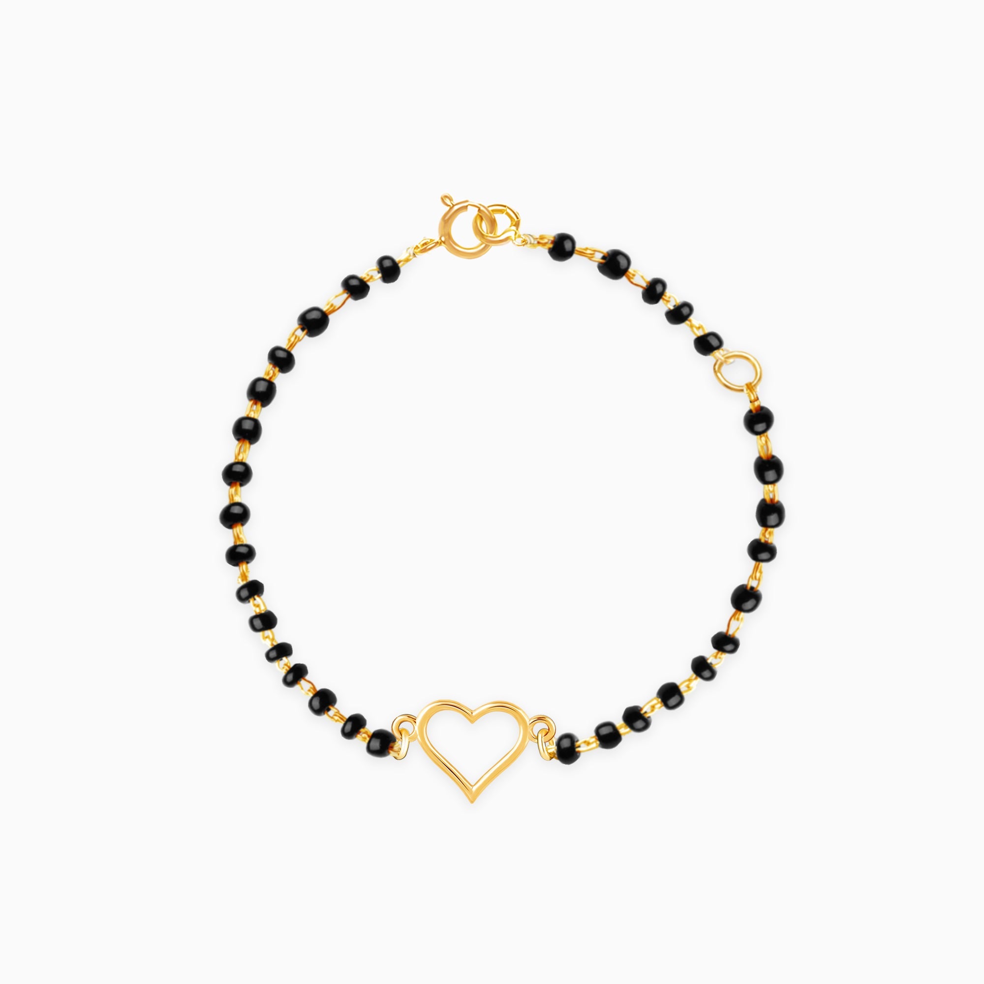 GIVA Jewellery Gold Sacred Heart Kid Nazariya Bracelet (0-1 yrs)