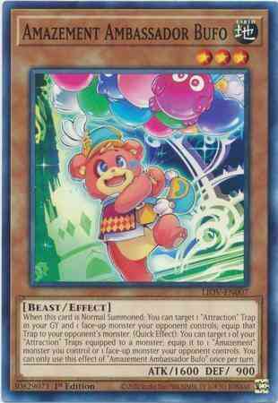 Yu-Gi-Oh! Amazement Ambassador Bufo - LIOV-EN007 - Common - 1st Edition