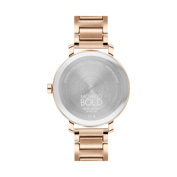 Movado Bold Evolution Rose Gold Dial Women 34mm - view 2