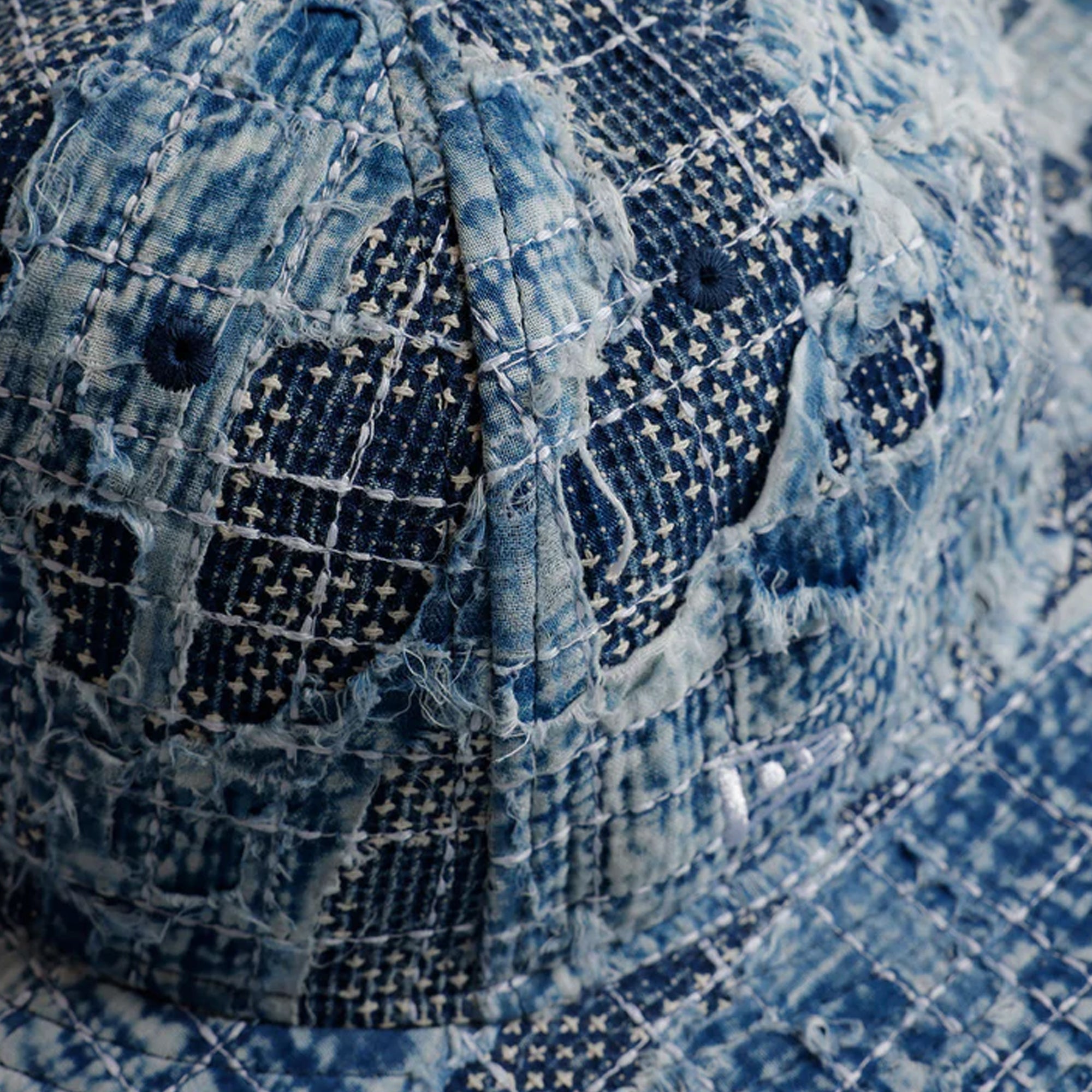 Fdmtl | Fitted Long Brim Hat { Indigo - view 4
