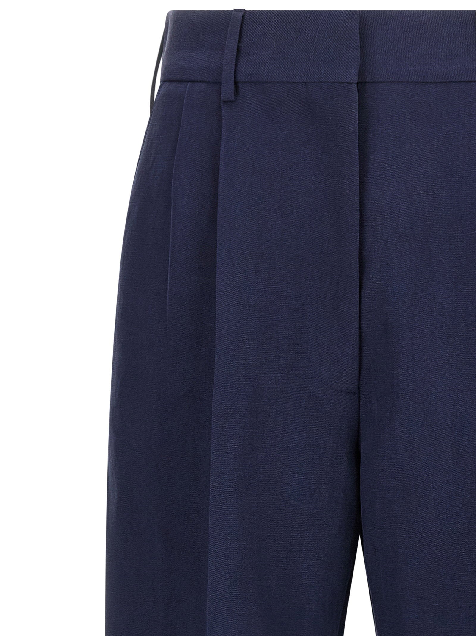 Blazé Milano Savannah Fox Pants – 59% linen, 41% silk - view 3