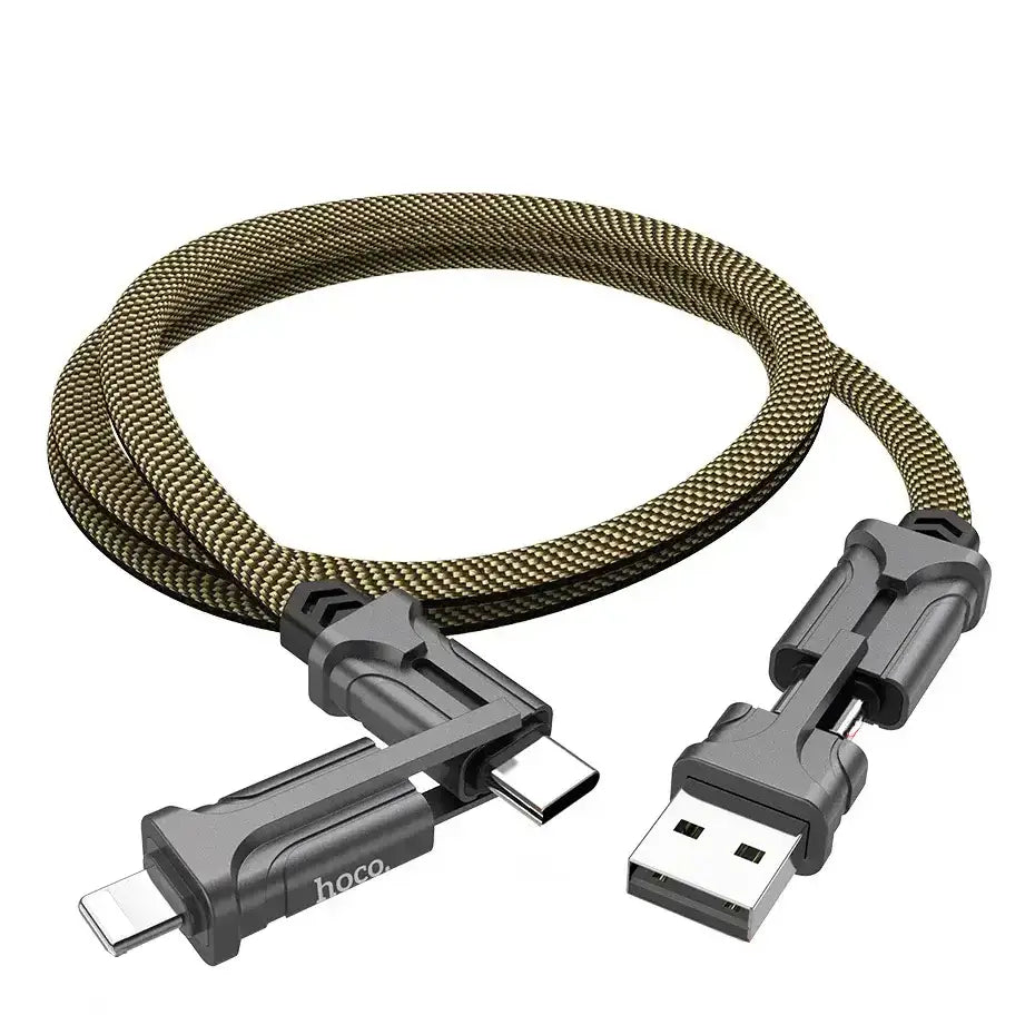 Million Cases Versatile 60W 4 in 1 Power Infused Charging Cable