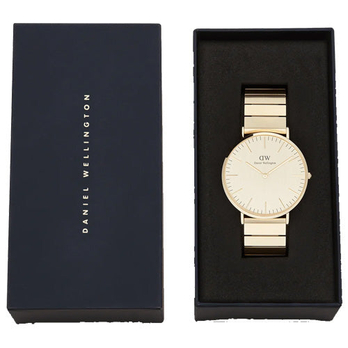 Daniel Wellington Classic Piano Link Gold Unitone Gold Dial Men 40mm DW00100779 - view 5