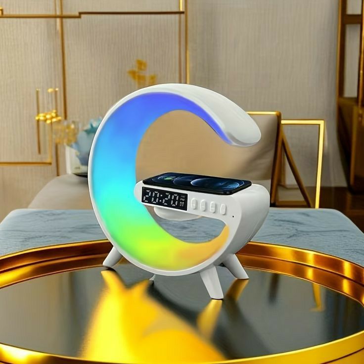 Catterton Colourful G Shape Speaker Lamp - view 2