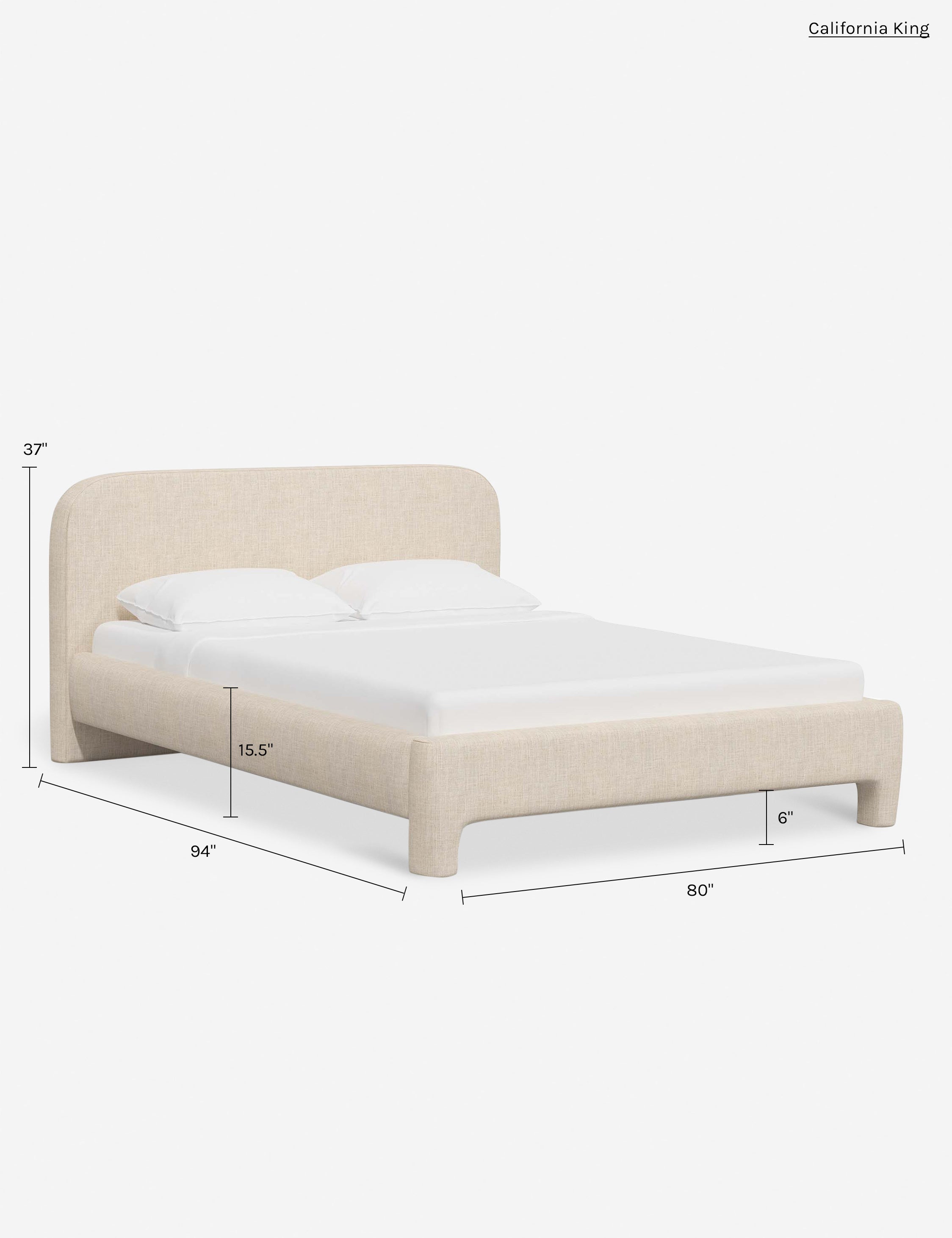 Lulu and Georgia Kaisley Platform Bed - view 200