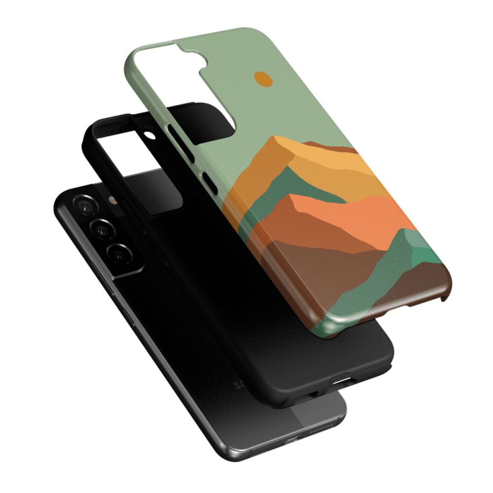 Casetry Endless Peaks | Colorblock Mountain Samsung Case - view 27
