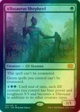 Allosaurus shepherd 132 – Magic Allosaurus Shepherd [132] [Double Masters 2022] [Foil]