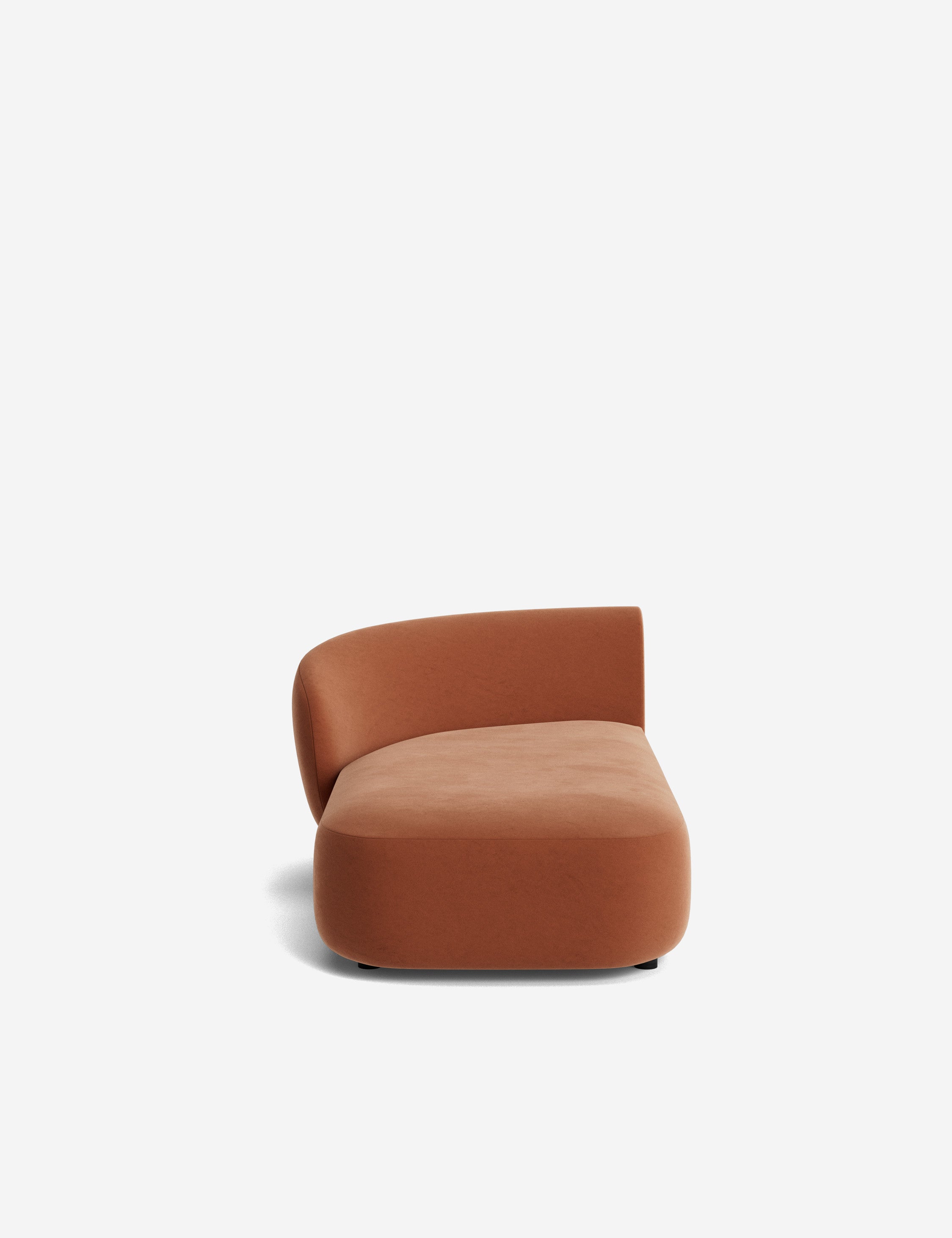 Lulu and Georgia Claret Modular Left Chaise - view 196