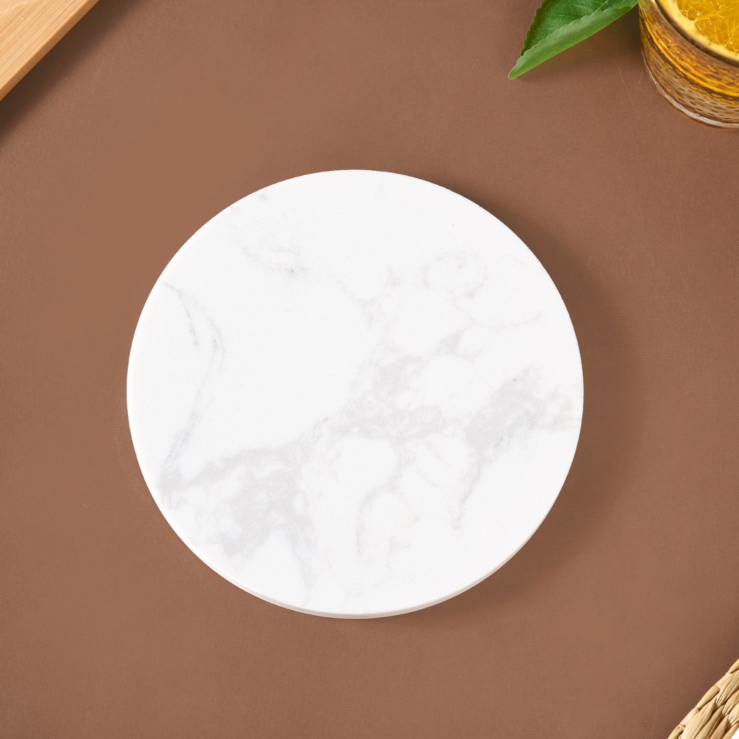 Nestasia Wooden Cheese Platter Set With Marble Board And Cheese Cutlery - view 9