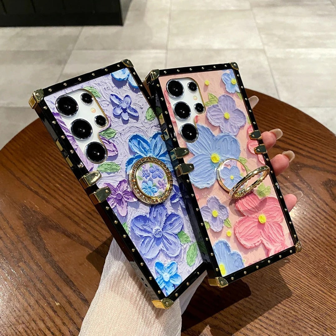 Peeperly Painted Blossom Bracket Case - Samsung