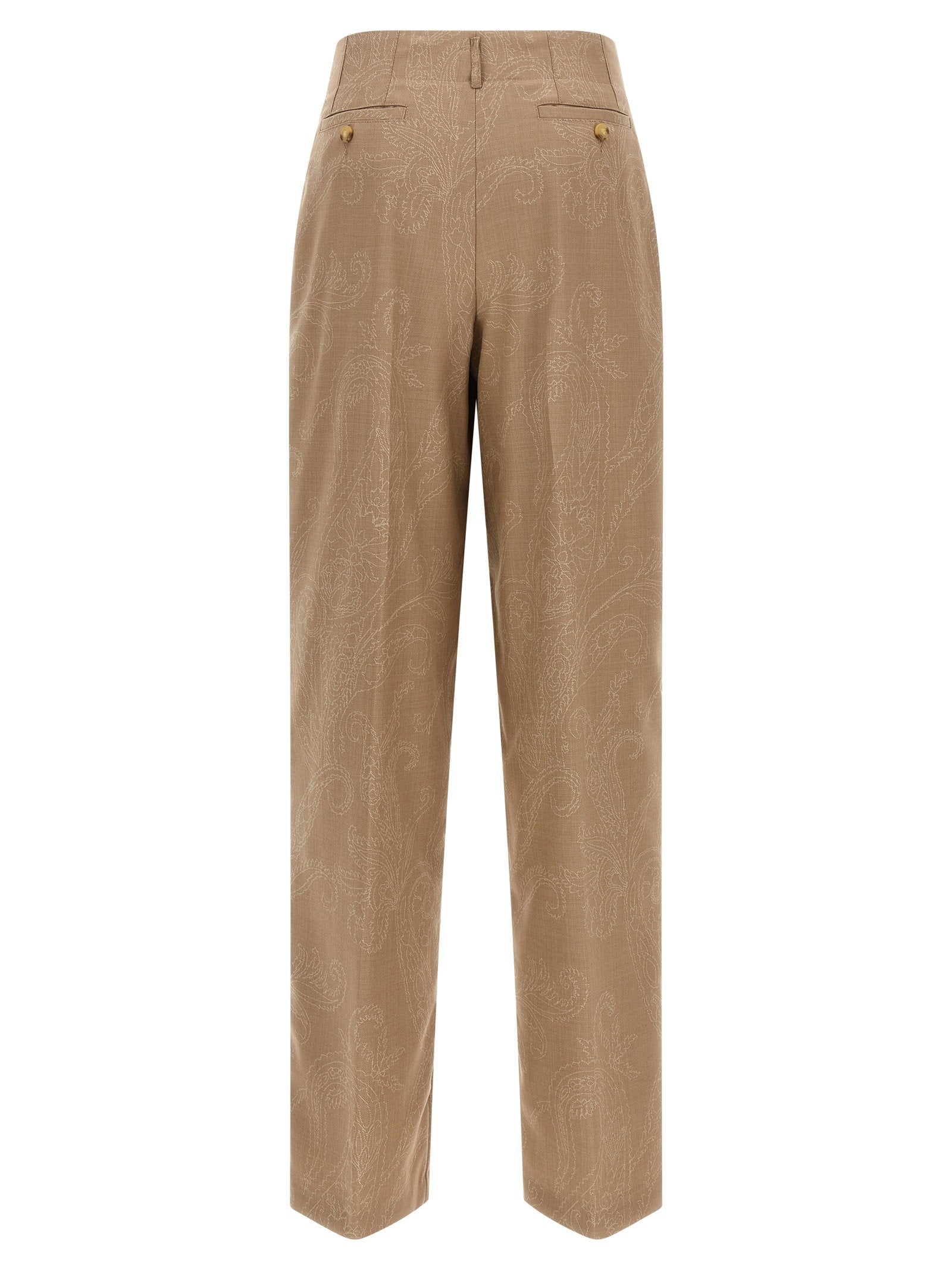 Etro Paisley Jacquard Pants – 100% wool - view 2