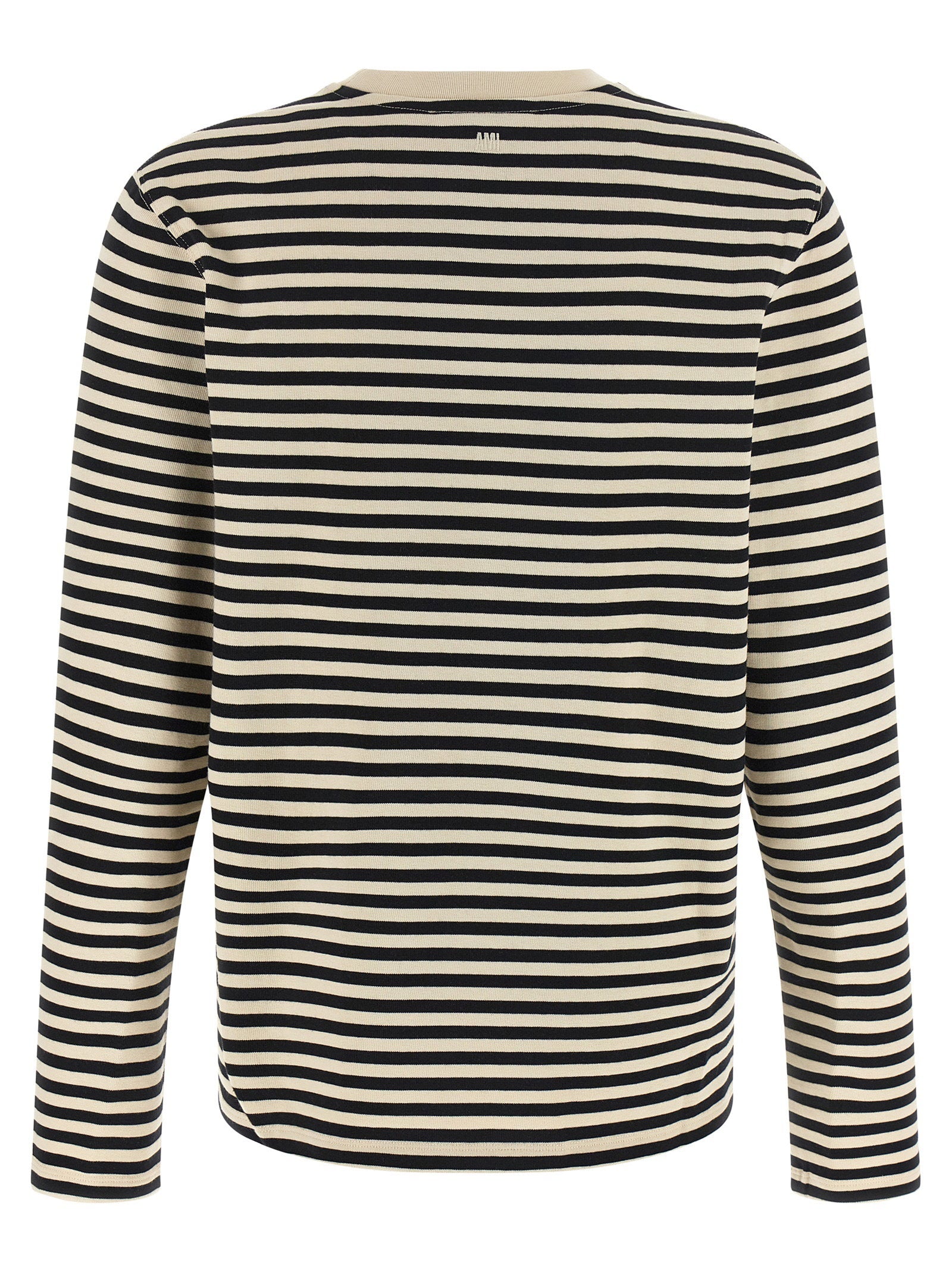 Ami Paris Ami De Coeur Marinière T-shirt – 100% cotton - view 2