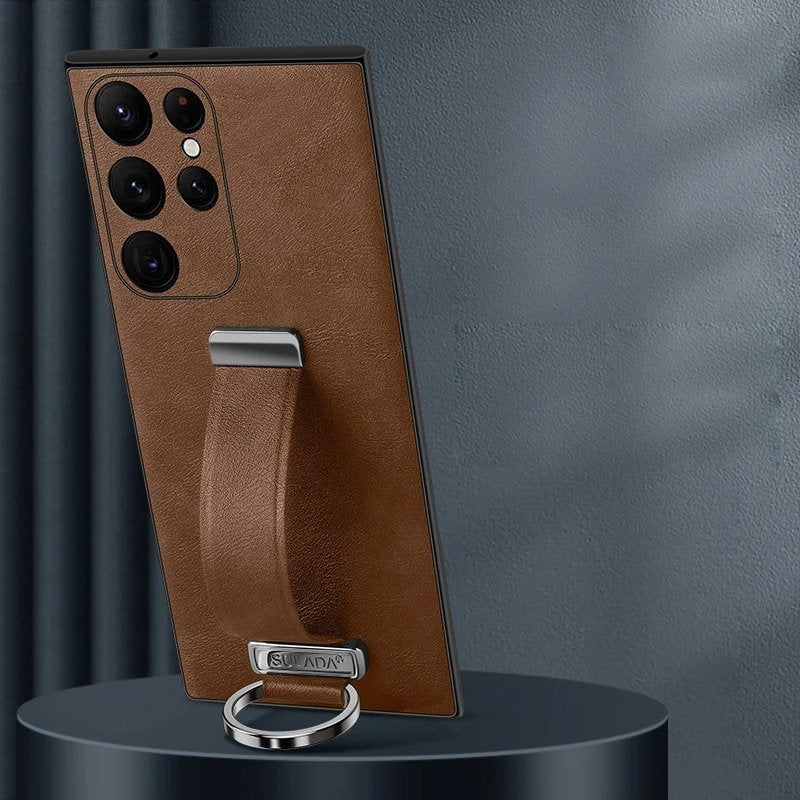Million Cases Wristband Leather Shockproof Business Case - Samsung