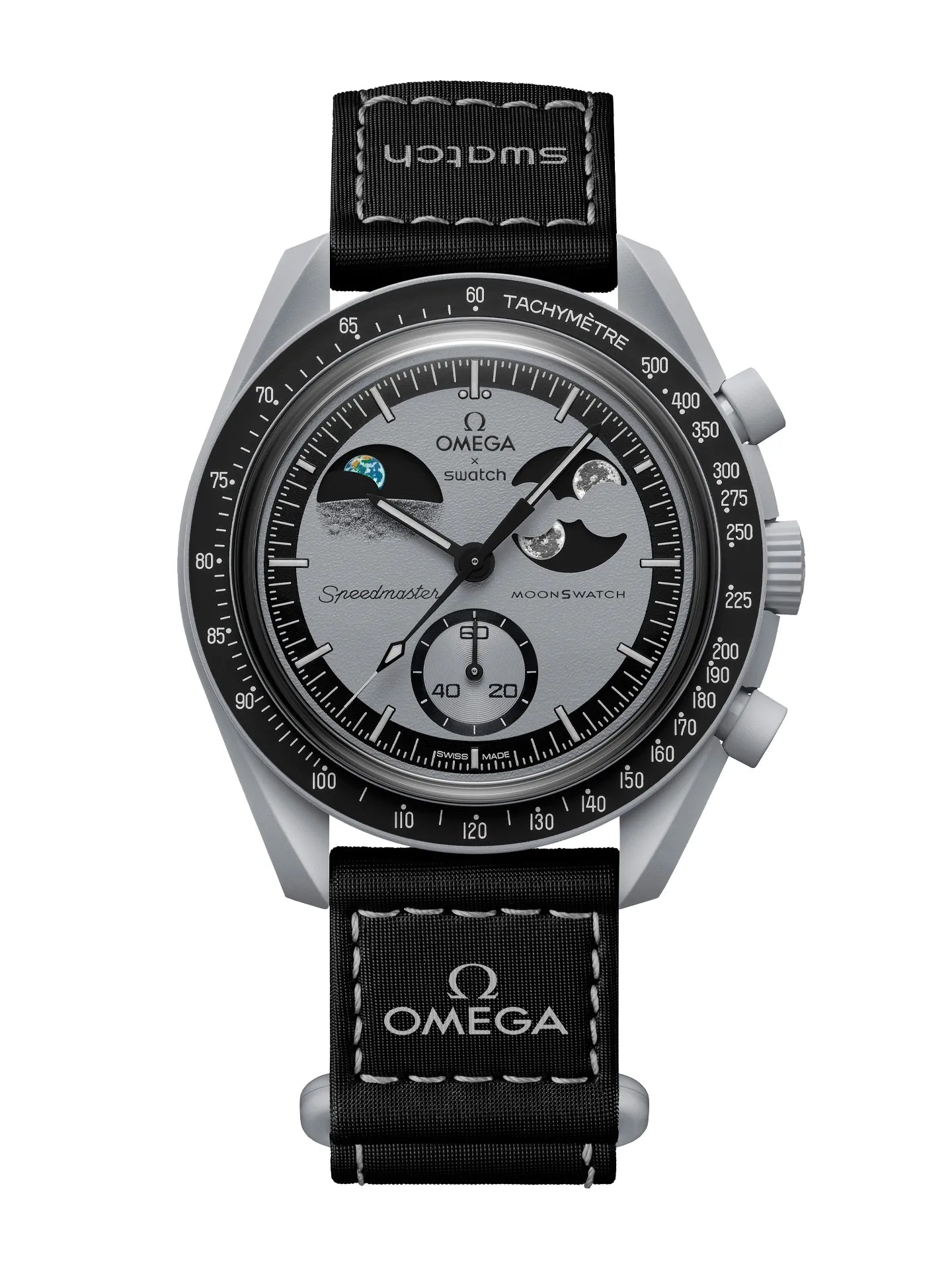Cop Underdog Omega X Swatch 'Mission to the Earthphase'