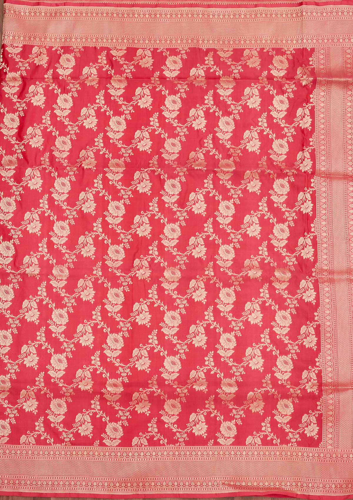 Koskii Pink Zariwork Pure Silk Saree – Women's - view 6