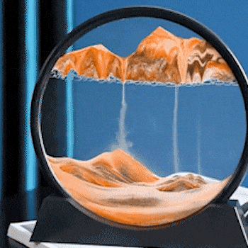 Bigsmall_hmk Moving Sandscape Decorative Figurine