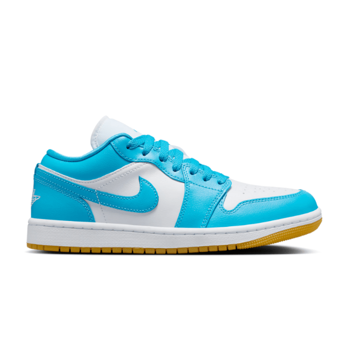HYPE ELIXIR Jordan 1 Low White Gum Light Brown Dark Powder Blue (Women's)