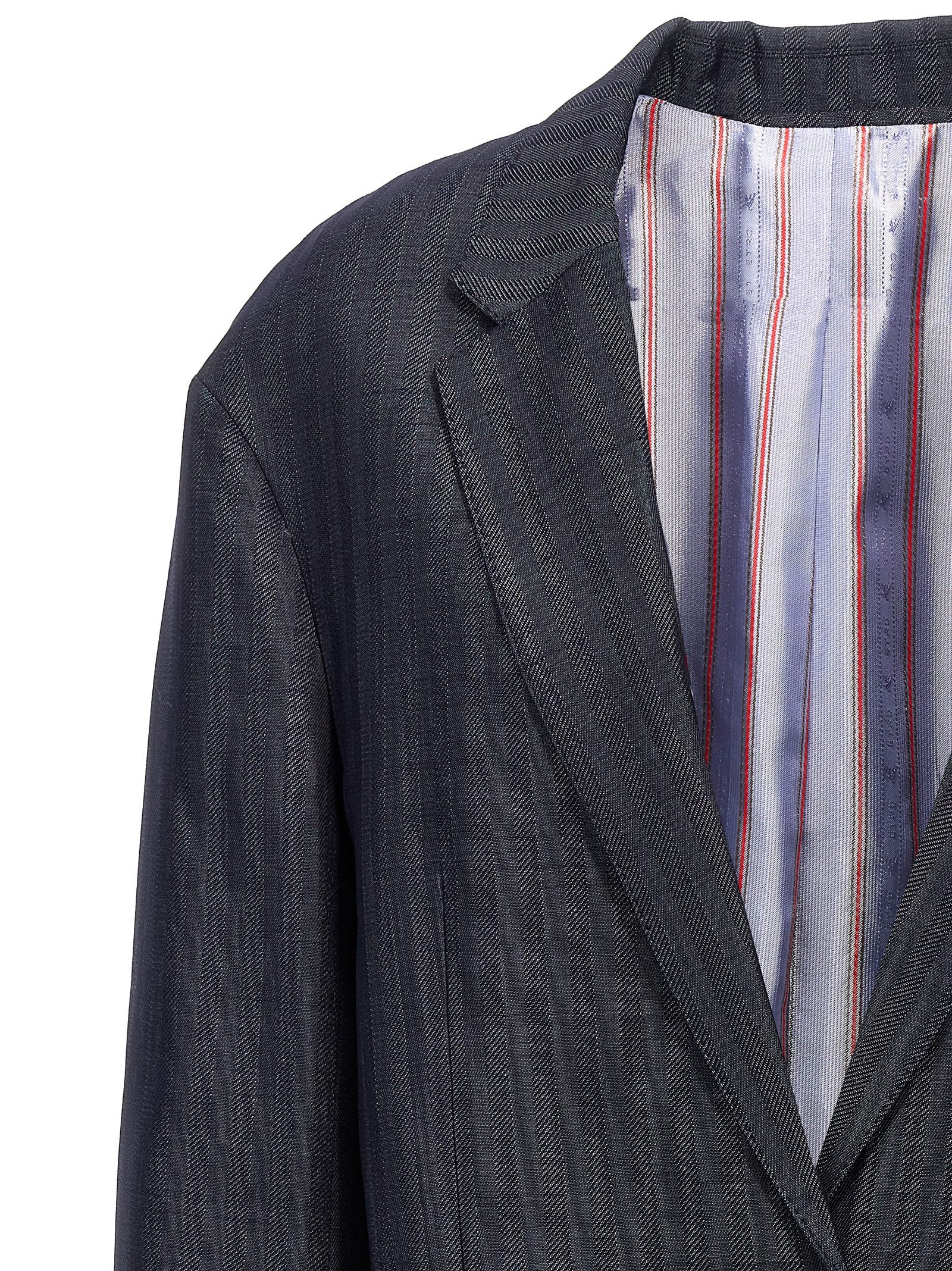 Etro Pegaso Single-breasted Blazer – 81% wool, 19% viscose - view 3