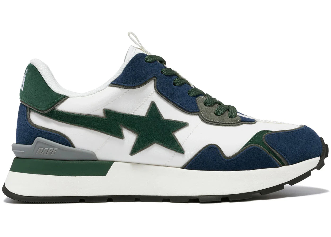 BAPE A Bathing Ape Road Sta Express #2 Green Multi