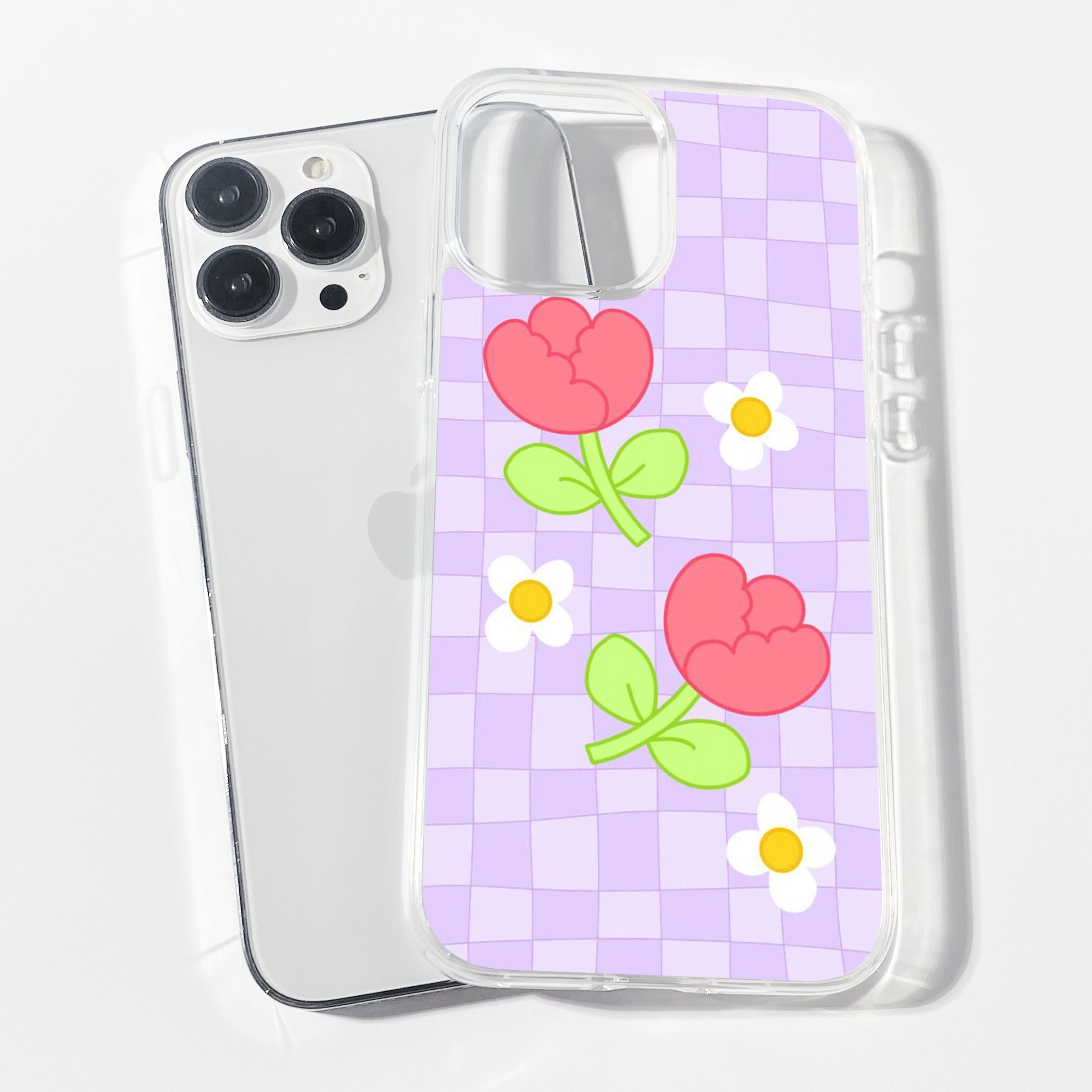 Casebasket Daisy Doodle Clear Silicone Phone Cover