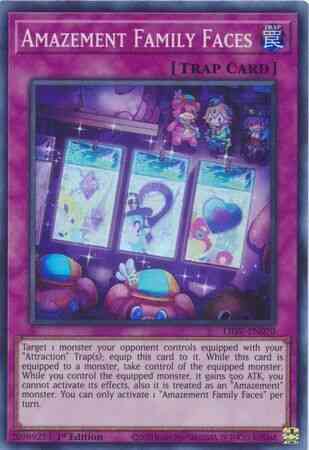 Yu-Gi-Oh! Amazement Family Faces - LIOV-EN070 - Super Rare - 1st Edition