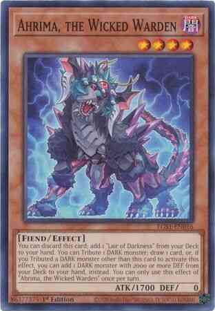 Ahrima the wicked – Yu-Gi-Oh! Ahrima, the Wicked Warden - EGS1-EN016 - Common - Unlimited