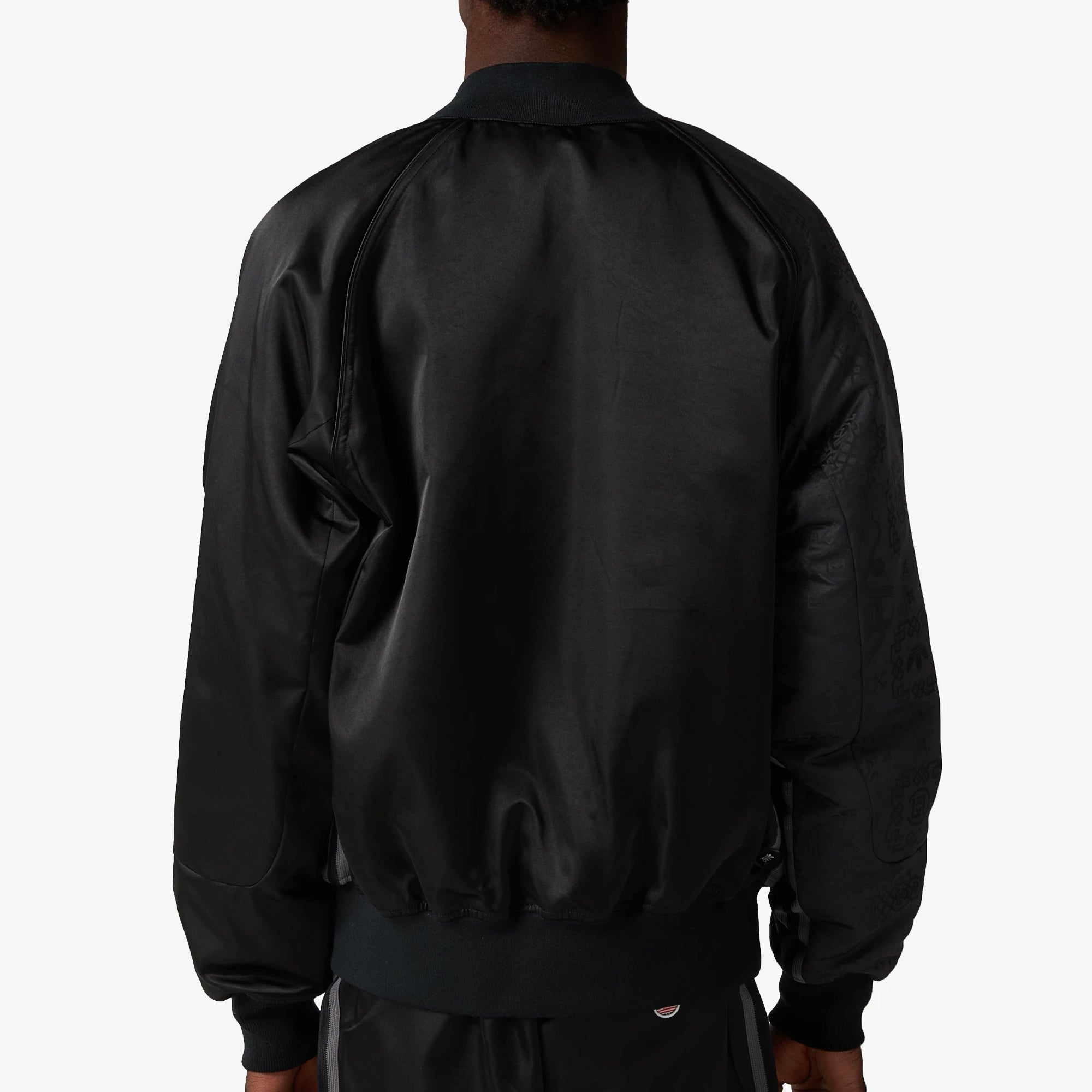 Adidas Originals | Clot Sports Jacket By Edison Chen { Black/black - view 4