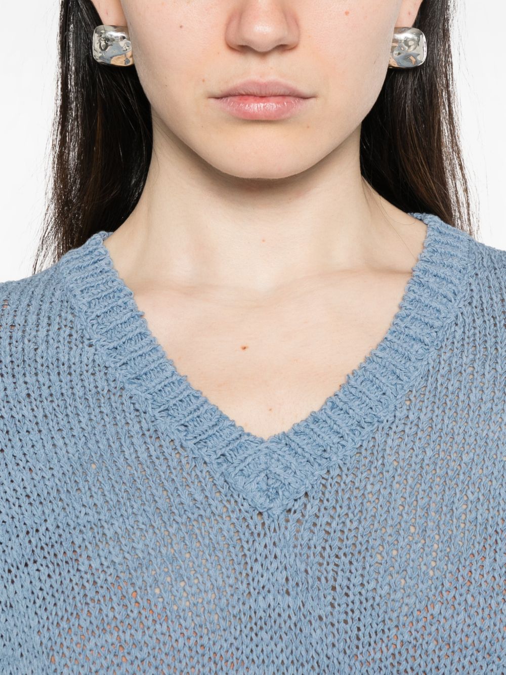 Base Cotton blend sweater – Cotton 61%, Nylon 39% - view 2