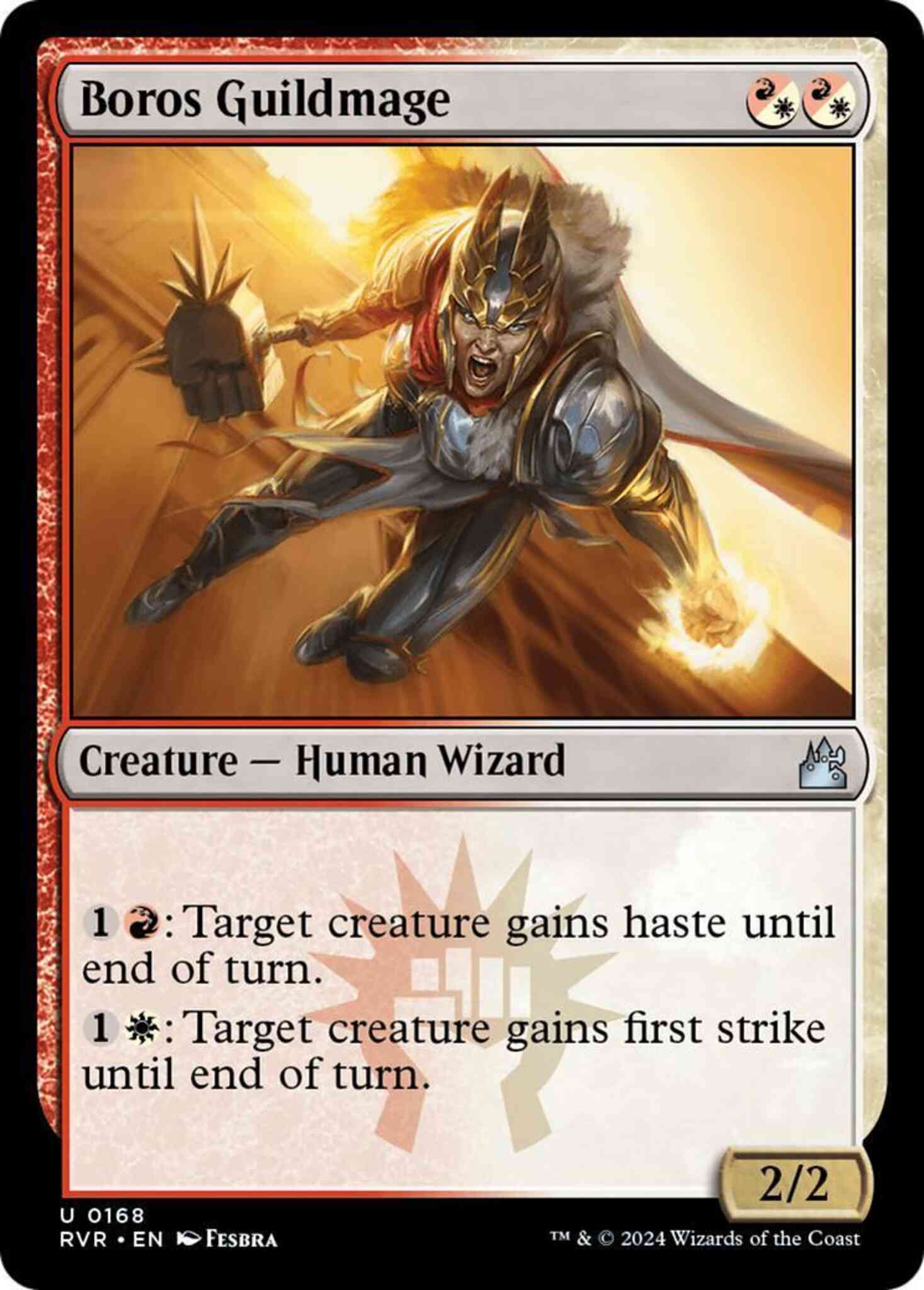 Boros guildmage 168 – Magic Boros Guildmage [168] [Ravnica Remastered] [Non-Foil]