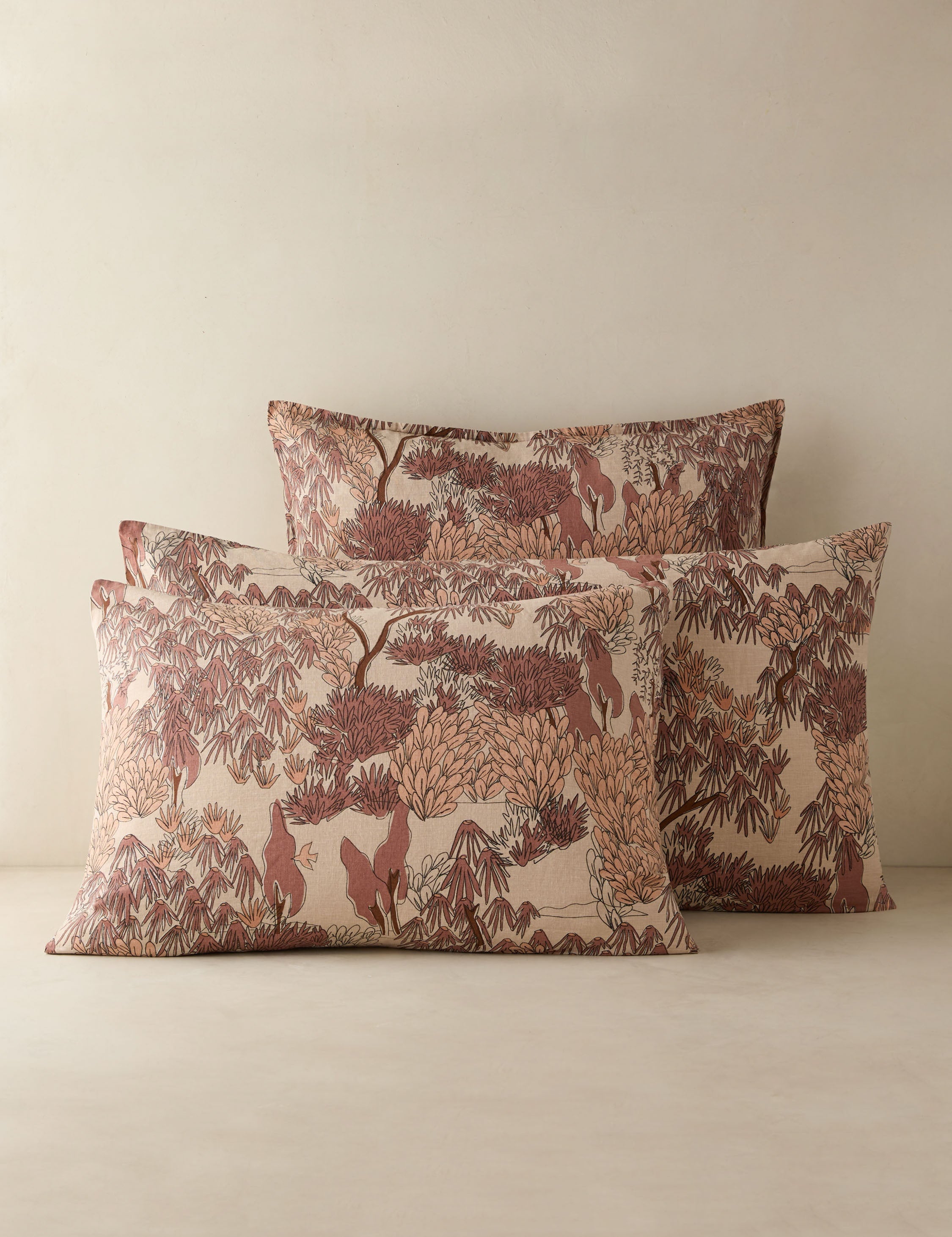 Lulu and Georgia Garden Walk Linen Cotton Sham by Sarah Sherman Samuel