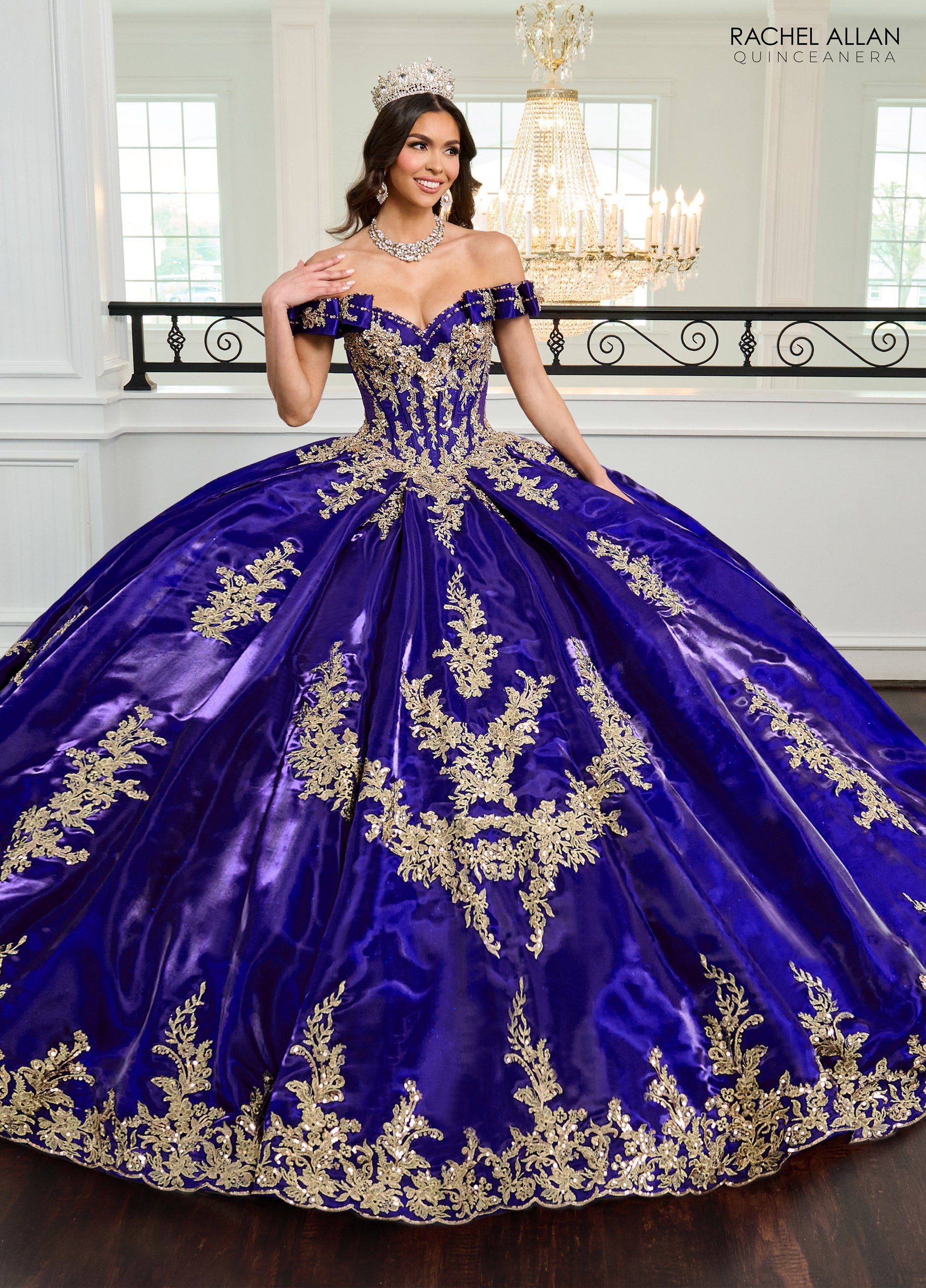 Mary's Bridal Off Shoulder Quinceanera Dress by Rachel Allan RQ3151 - view 5