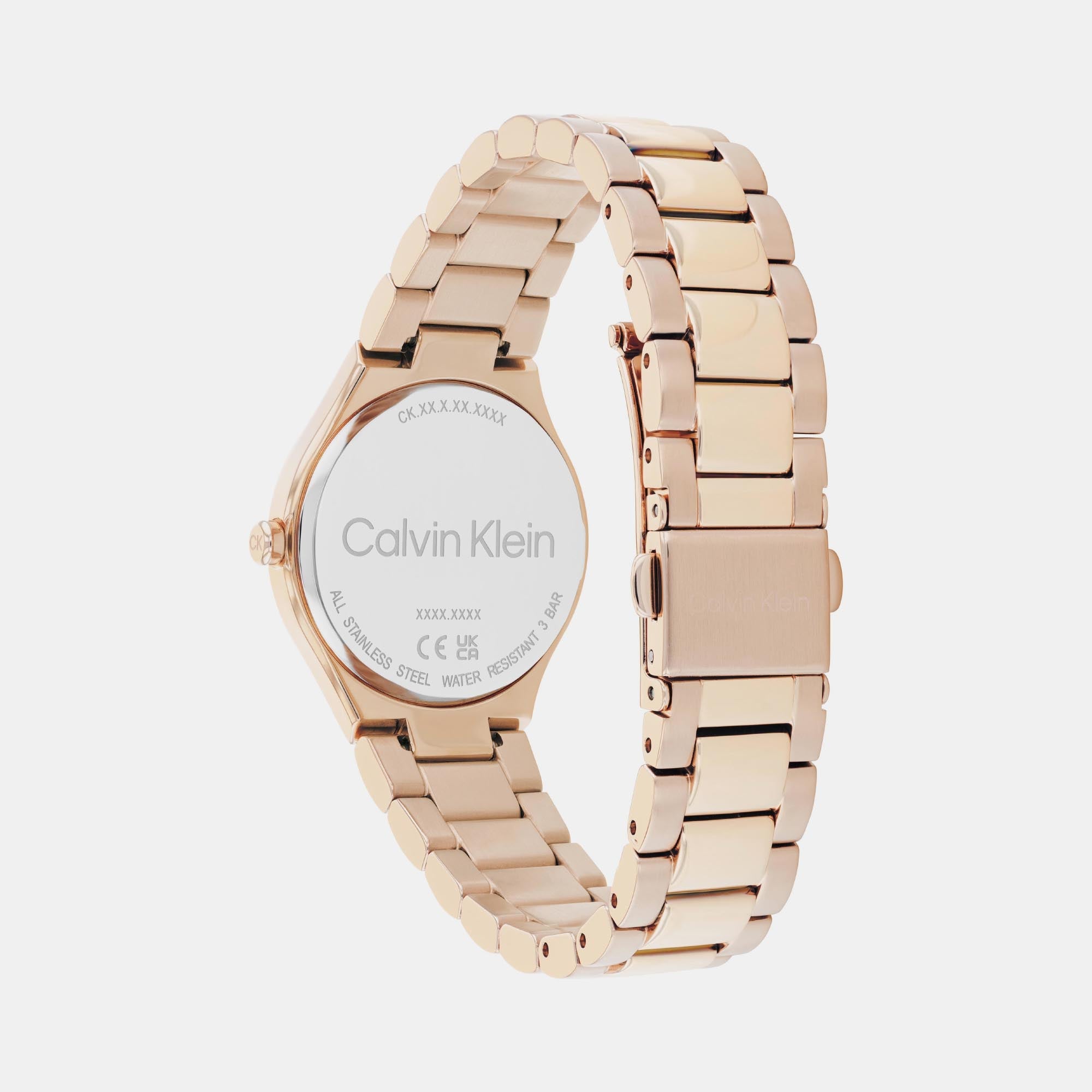 Calvin Klein Admire Women Quartz Gold Dial Analog Stainless Steel Watch 25200334 - view 2
