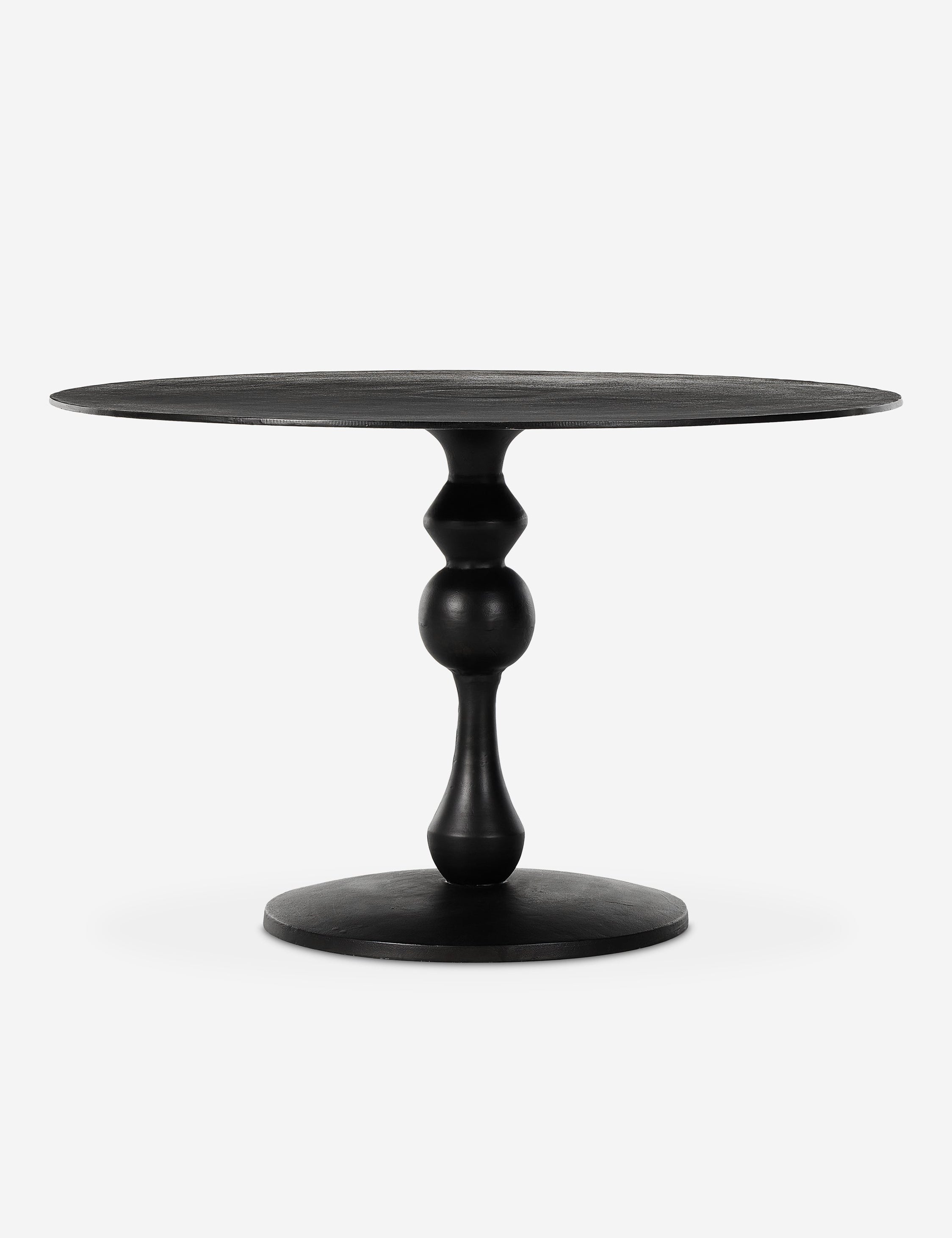 Lulu and Georgia Barre Round Dining Table – Black