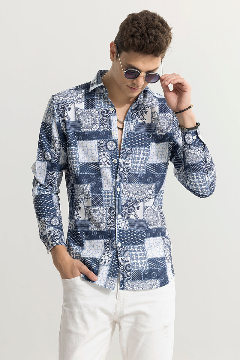 SNITCH ArtistryAegis Blue Shirt