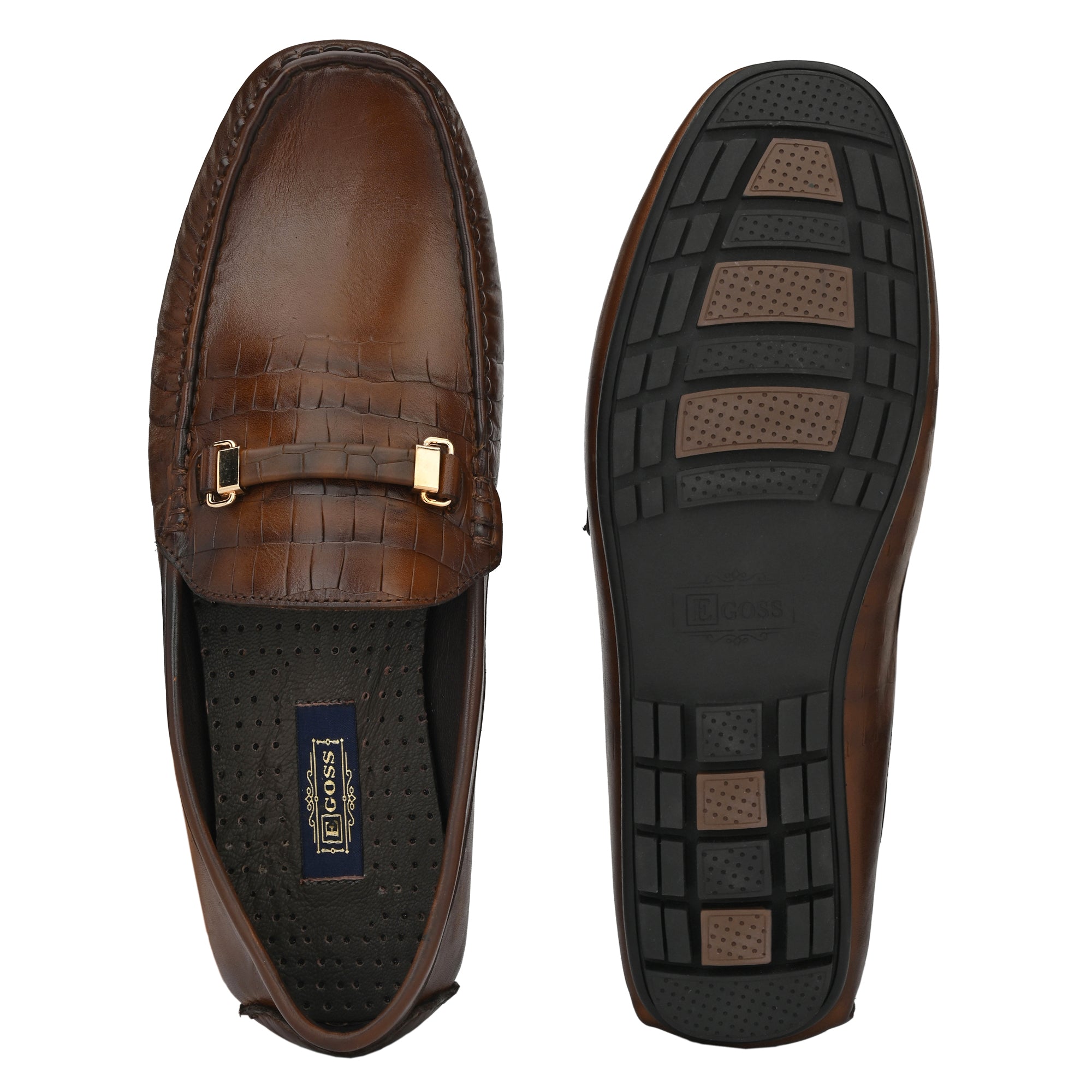 egoss-shoes Buckled Formal Loafers For Men by Egoss - view 3