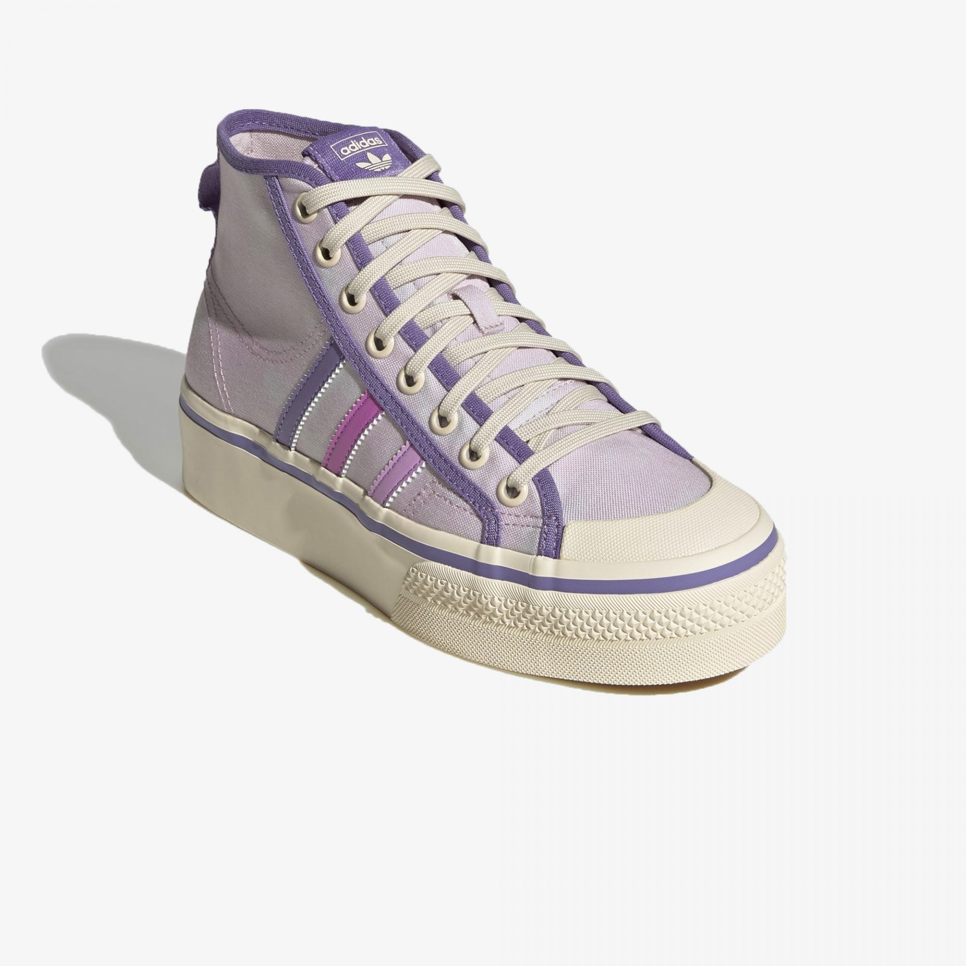 Adidas Originals | NIZZA PLATFORM MID { ALMOST PINK / PULSE LILAC